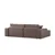 Atelier del Sofa Ugaona garnitura Pirlo 100x88x170cm Braon