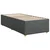 Vidaxl Box spring postelja z vzmetnico temno siva 90x200 cm blago