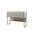 Hanah Home Komoda Luxe 120x80x30cm Bež-Zlatna