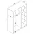 Hanah Home ormar Loren 1600-231, 135,8 cm, orah / zeleni