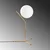 Opviq Stona lampa Luminar-14161, 35x30x52 cm, IP20, Zlatne boje
