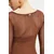 Fracomina Pletena obleka FS25SD5004K514O7 Rjava Slim Fit