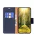 GS Ovitek za Xiaomi Redmi Note 13 Pro 5G, denarnica iz usnja Litchi, temno modra