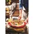 Pizza tray, ceramic, 36.5 cm, Burgundy - Emile Henry