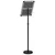 Stalci za sajmove Crna 30 x 25 x 128 cm Aluminij