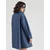 FRNCH PARIS Obleka  moder denim / temno modra