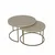 Hanah Home Milas set klub stolova, antik / travertin