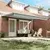 Skrovita tenda Zelena i bijela 4 × 3 m Platno i Aluminij