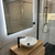 ROSAN S2 Black baterija za lavabo L (070200177)
