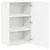Vidaxl Omarica na steni PORTO Bela 50 x 31 x 80 cm Konstruiran les