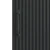Kreveta Crna 33 x 34,5 x 87 cm Konstruirano drvo