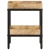 vidaXL Stranska miza 35x35x45 cm Trden les grob mango