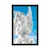 Plakat skrben angelček na nebu - 40x60 silver