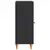 Kreveta Crna 33 x 34,5 x 90 cm Konstruirano drvo