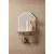 Hanah Home zidna polica Artmtkwll10-White, 26 cm, bela