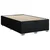 Vidaxl Box spring postelja z vzmetnico črn 120x200 cm blago