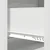 Ormar s ladicama Bijela visokog sjaja 66 x 34,5 x 92 cm