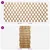 vidaXL Raztegljiva ograja z rešetko 2 pcs Svetlo rjava 100 x 105 cm