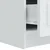 TV ormar s ladicama Bijela 147 x 34,5 x 27 cm Konstruirano drvo