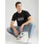 Jack & Jones Majica Fusion 12289880 Črna Regular Fit