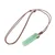 Ogrlica Colorful Stone - Smeđa / Crna KP28564