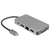 E-GREEN Adapter-konvertor USB 3.1 tip C (M) - HDMI + VGA + 2xUSB 3.0 + RJ45 + tip C (F) sivi