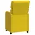 Blagovačke stolice s kotačima 2 pcs Žuta 58 x 65 x 98 cm Baršun