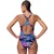 Speedo hyperboom print medalist black/pink m - uk34