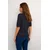 Kaffe Pulover Lizza temno modra