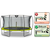 Trampolin z zaščitno mrežo Silhouette trampoline Exit Toys okrogel premer 427 cm zeleni