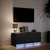 TV ormarić s LED svjetlima crni 97x34x40 cm konstruirano drvo