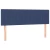 Krevet box spring s madracem LED plavi 140x190 cm od tkanine