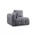 Atelier del Sofa Ugaona garnitura Amaris, 180x120x65 cm, Siva