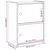 Regal za knjige boja starog drva 40x24x52 cm konstruirano drvo