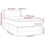 vidaXL Box spring postelja z vzmetnico črn 90x190 cm blago