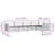 Set vanjskih sofa 5 kom. Prirodna