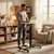 ModernHome Mobilni podesivi sto, 71.5-112 cm, 70x48 cm, Beli