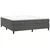 vidaXL Box spring posteljni okvir temno siv 160x200 cm žamet