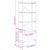 Polica Crni hrast 60 x 30 x 155 cm Konstruirano drvo