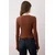 Trendyol Milla ženska bluza Twoaw26Bz00046, braon-braon