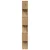 Pregrada / regal za knjige 6 razina hrast 70x24x193 cm drveni