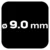 shumee Sveder za kovino HSS-TiN, 9,0 mm