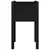 Vrtne sadilice 2 kom crne 40 x 40 x 70 cm od masivne borovine