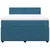 vidaXL vidaXL Box spring postelja z vzmetnico modra 140x200 cm žamet, (21321612)