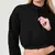 GymBeam Women‘s NEO Zip-Up Sweatshirt Black