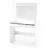 Toaletni sto sa LED osvetljenjem HOLLYWOOD 140x94 cm, bela