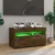 TV ormarić s LED svjetlima boja dimljenog hrasta 75x35x40 cm
