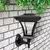 LED solarna zidna lampa TIRANA LED/1,2V 1800 mAh IP44 crna