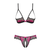 Sexy set 2-delni bez korpica Tulia crne boje - L/XL