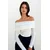Trend Alacati Stili Ženska bluza dugih rukava Alc-X12624, Bela